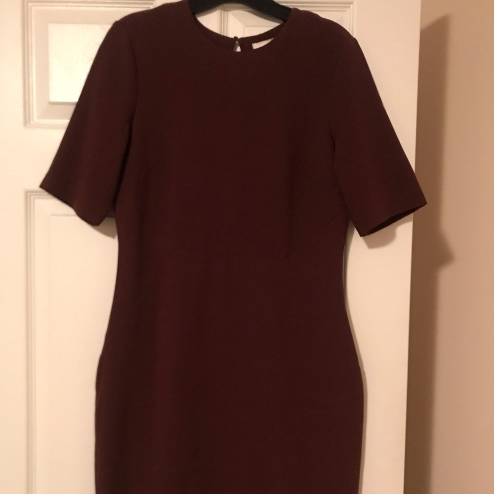 Burgundy Tshirt Mini Dress